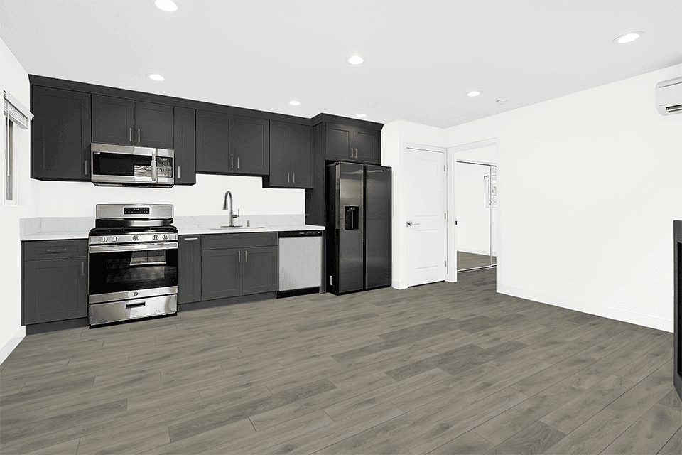 Modern Monochrome kitchen